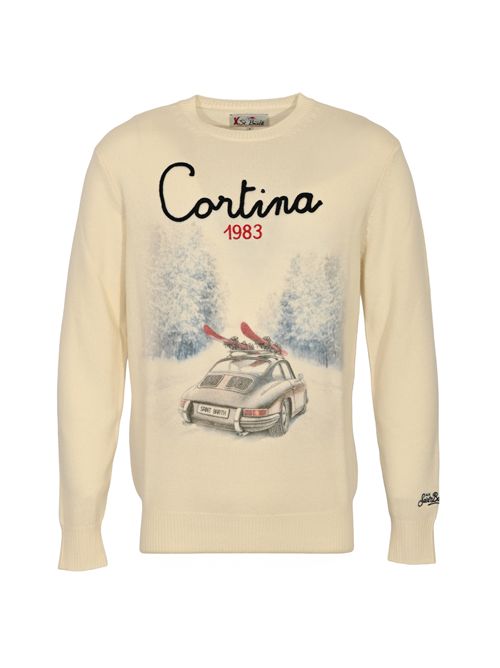 Maglione Heron Cortina in lana e cachemire Mc2 Saint Barth | HER002200389I